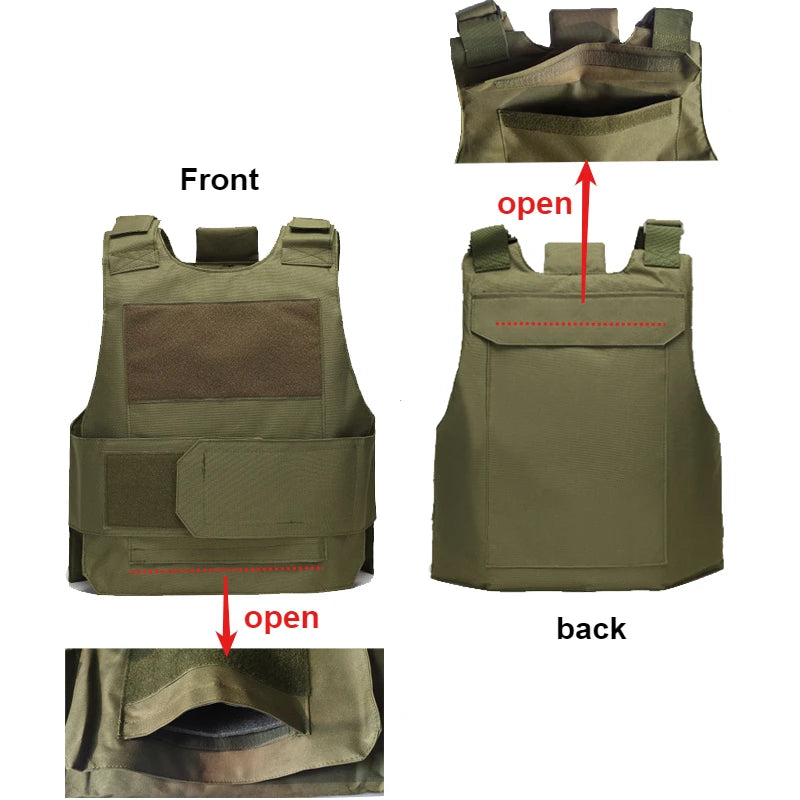Gilet Tactique Modulable – Disponible en Plusieurs Couleurs Tactiques