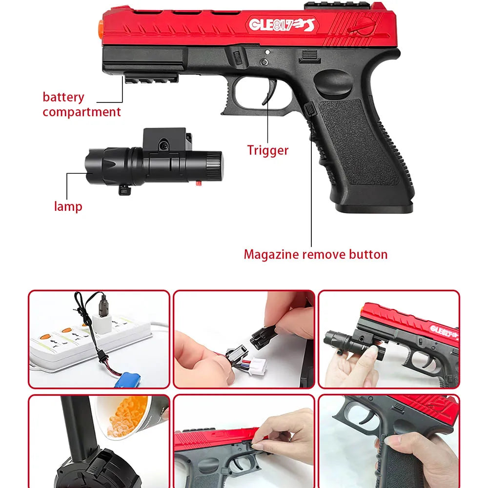 Glock 17 à Boule de Gel